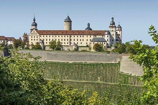 Blick auf die Festung Marienberg in W&uuml;rzburg.